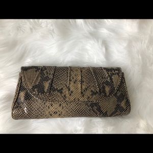 Banana Republic Python Clutch